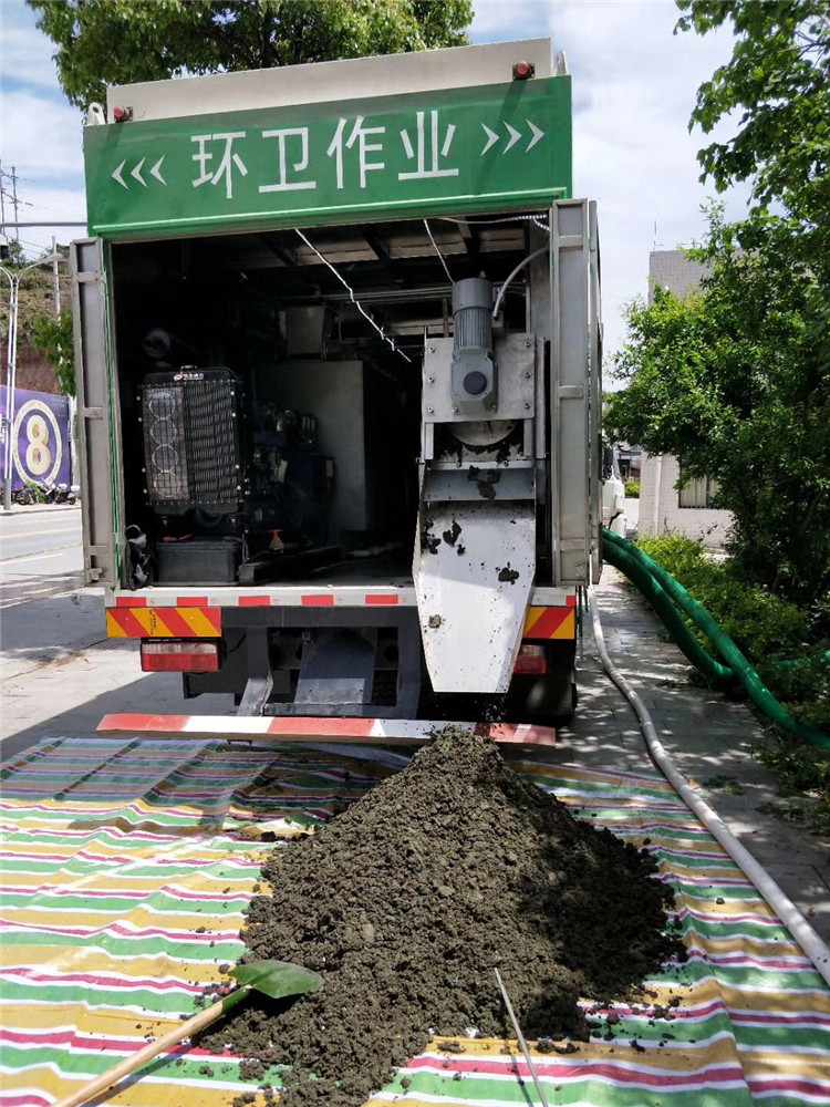高场办事处淤泥干湿分离